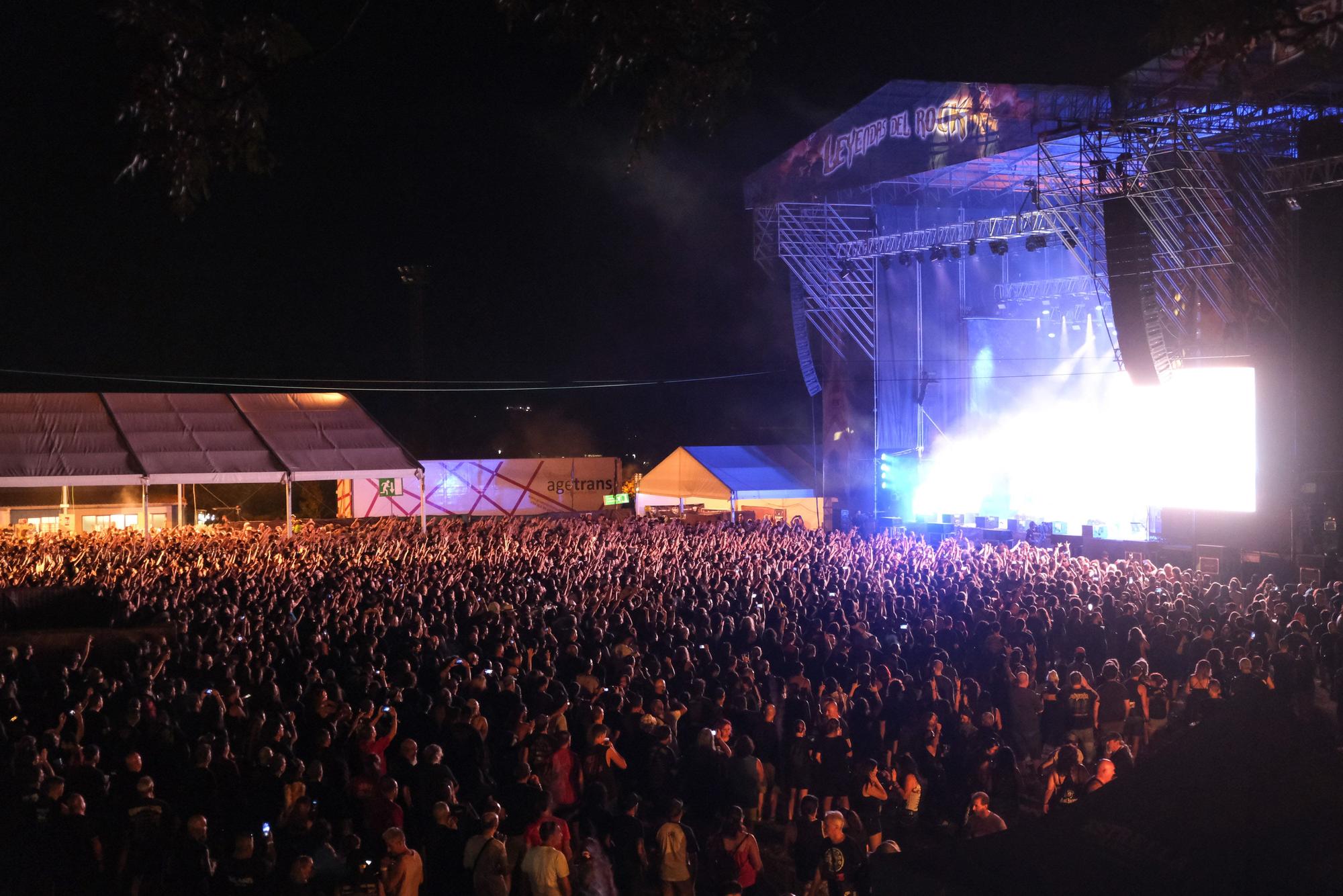 Primera jornada del festival Leyendas del rock de Villena