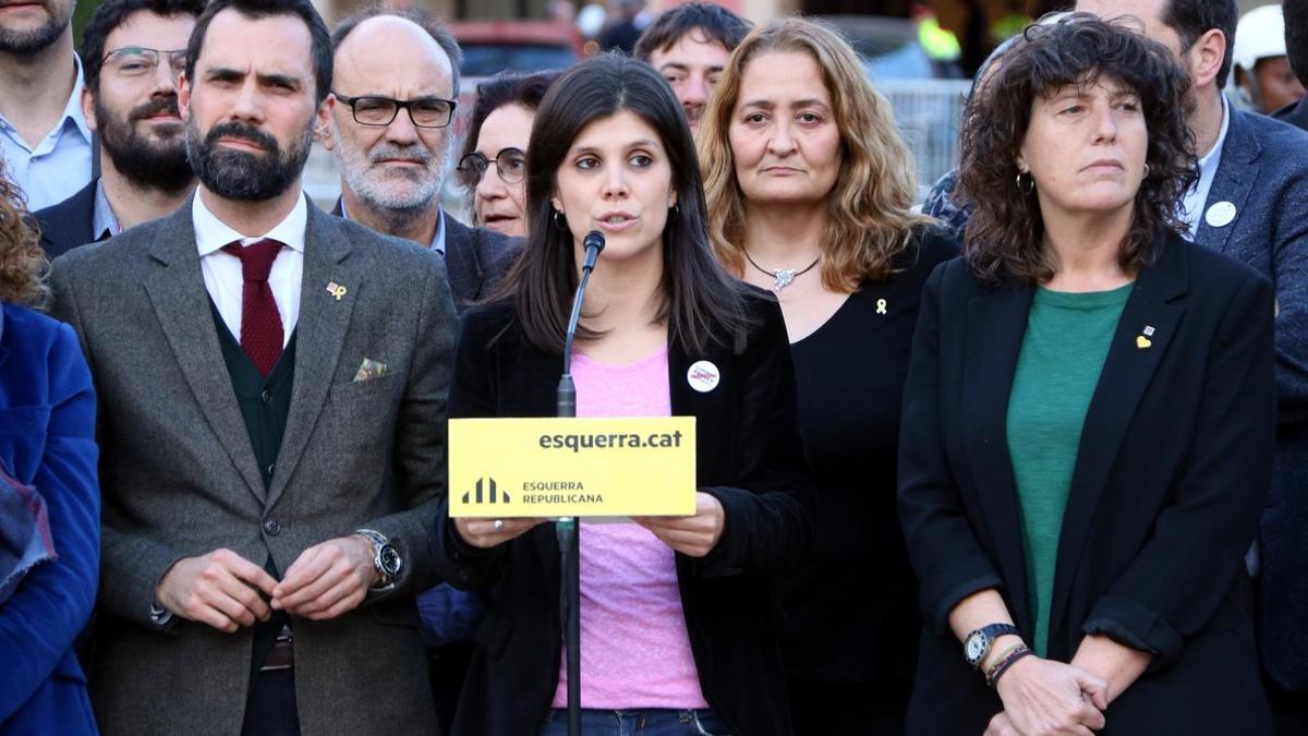 La ejecutiva de ERC comparece tras la decisión sobre Junqueras.