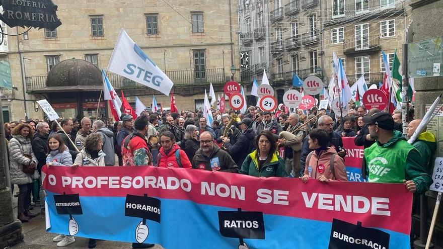 Nueva huelga en Galicia contra el acuerdo de educación