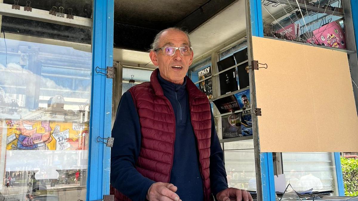 José Manuel Vázquez, de Kiosco Esmeralda.