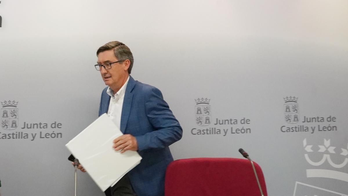 José Ángel Arranz, en la sede de la Consejería de Medio Ambiente de la Junta.