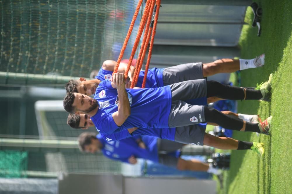 El cuerpo técnico encabezado por Juan Antonio Anquela diseñó para esta semana un plan de trabajo con seis entrenamientos, todos en la ciudad deportiva, antes del debut liguero del domingo.