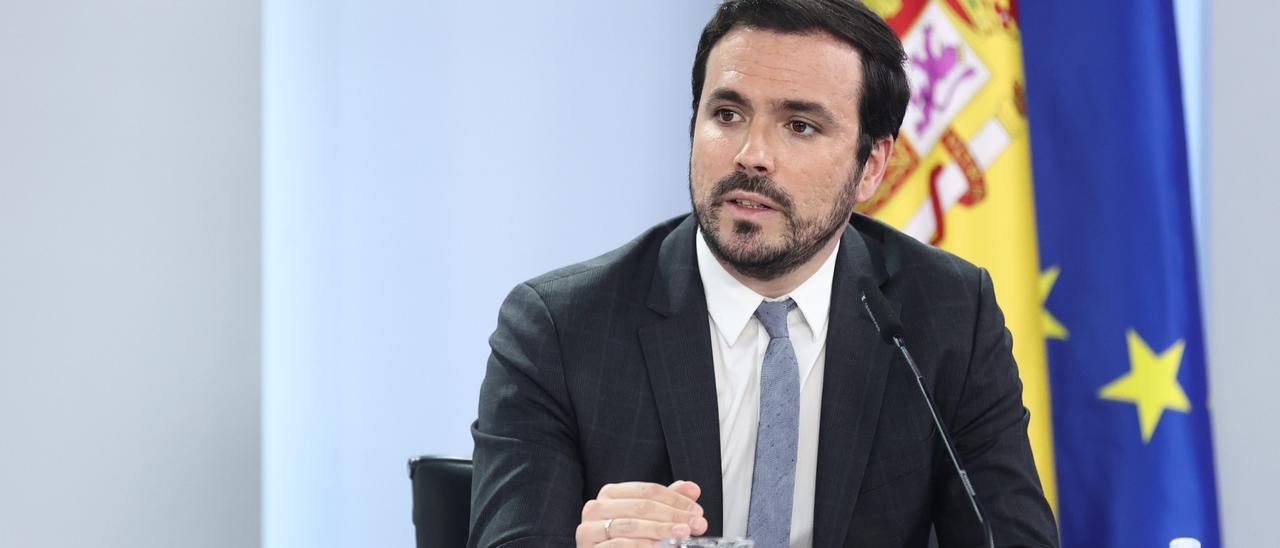 El ministro de Consumo, Alberto Garzón.