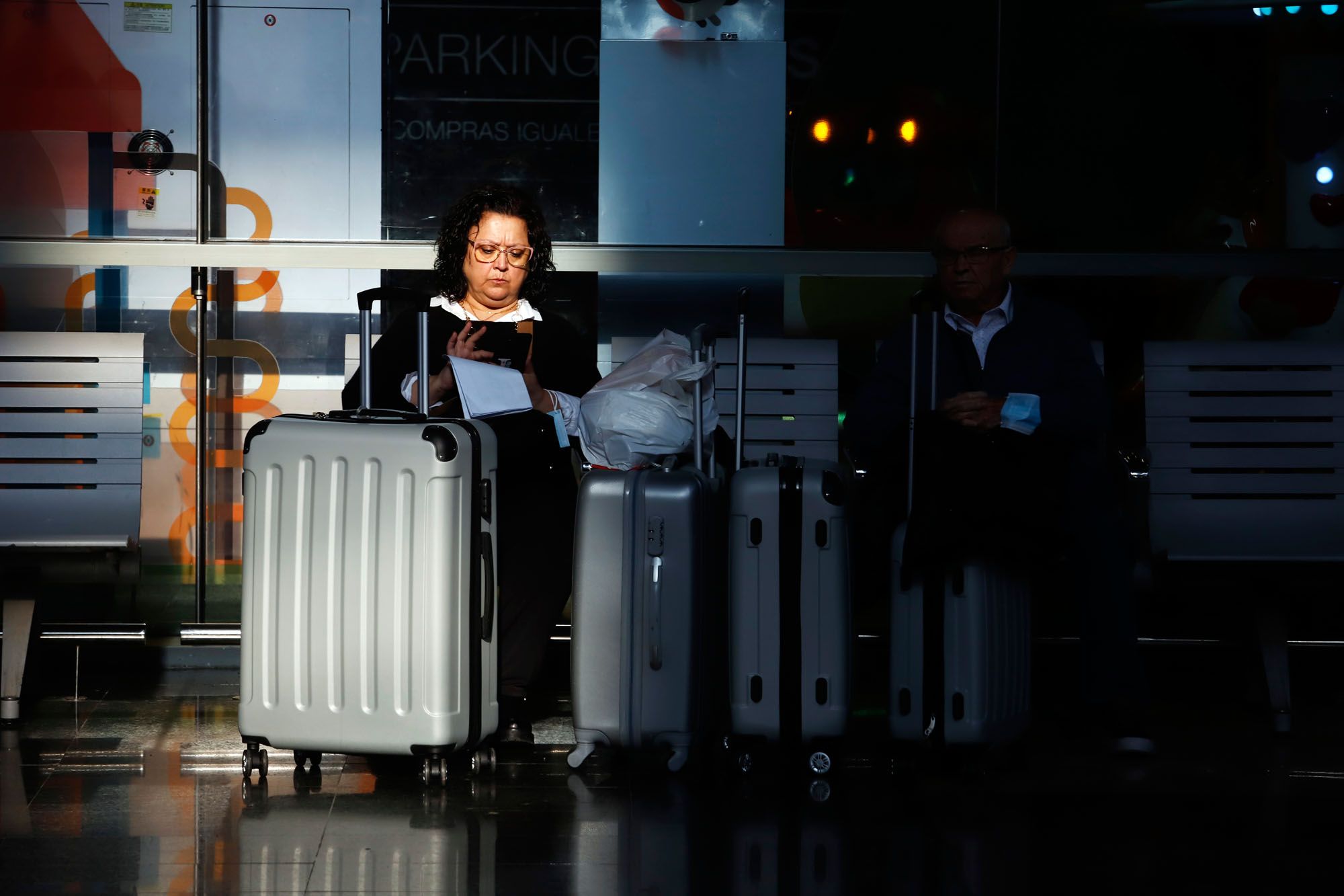 Movimiento de pasajeros en el aeropuerto de Málaga el 23 de diciembre.