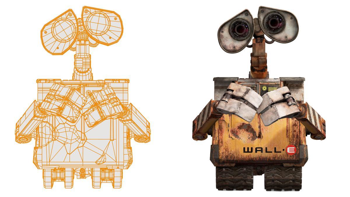 El personaje de Wall-E.