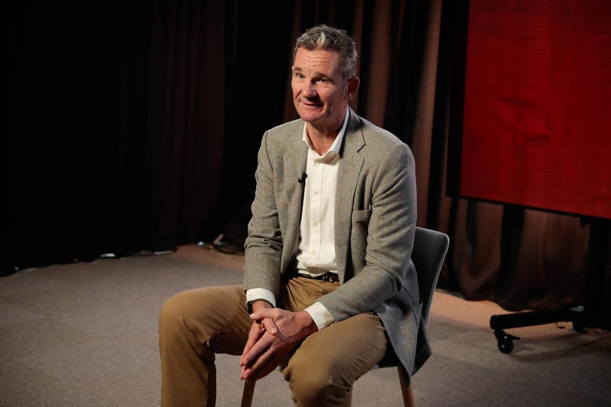 Urdangarin, en su visita a SPORT