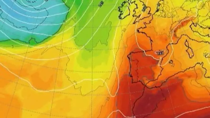 Una masa de aire caliente desde Africa  traerá temperaturas en progresivo ascenso