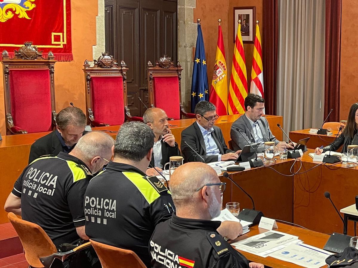 Junt Local de Seguretat a Manresa el dimarts, amb la participació del Director general de la Policia, Josep Lluís Trapero