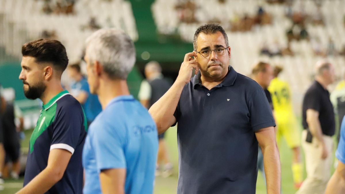 Germán Crespo, tras el partido ante el Villarreal B en El Arcángel.