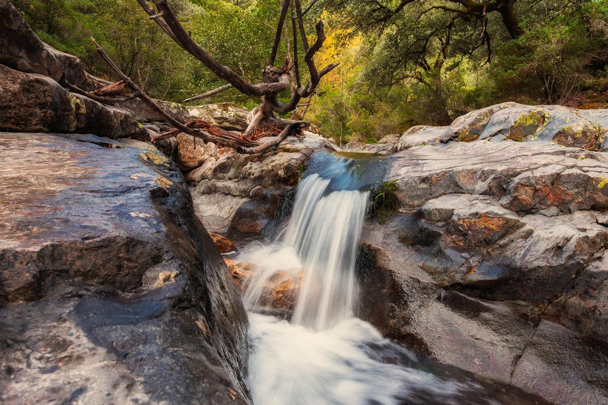 Cascada en el Parque Natural de Las Batuecas, en la Sierra de Francia