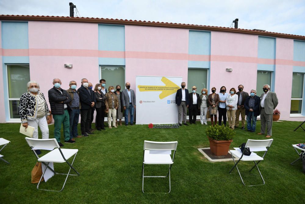 El Xacobeo 2021 cobra forma en el albergue de Pontevedra