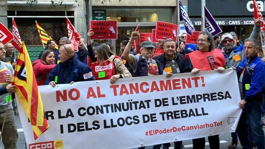 Els treballadors de Marelli mantenen la vaga indefinida davant la manca d&#039;avenços en la negociació de l&#039;ERO de Santpedor