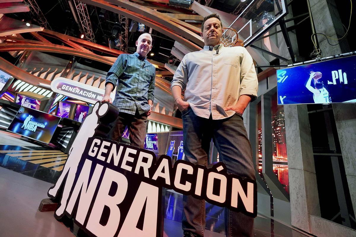Entrevista a Guille Giménez Y Antoni Daimiel presentadores del programa de la NBA en Movistar+.