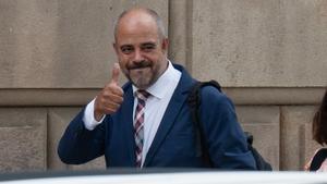 L’exconseller Miquel Buch s’asseu avui al banc dels acusats per l’escorta de Puigdemont
