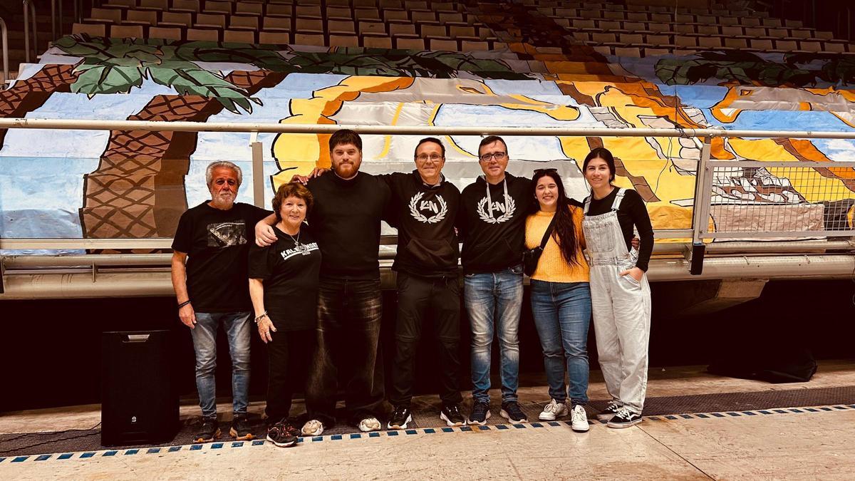 Antonio Conesa, Rosi Martín, Pedro Irles, Gabi Sánchez, Rafa Sánchez, Ana Ferrándiz y Bea Iñesta.