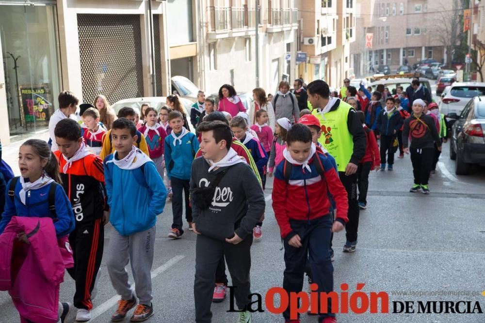 Marcha en el Día del Cáncer Infantil en Caravaca