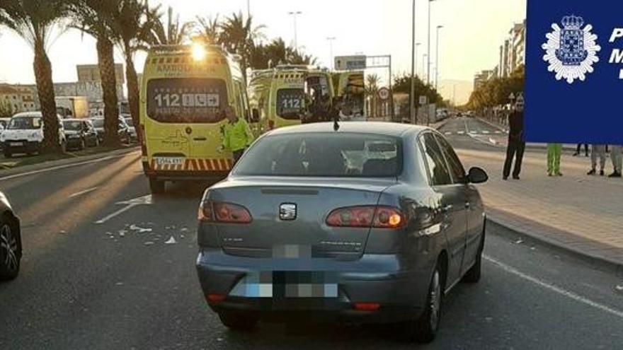 Dos heridos graves tras ser atropellados al cruzar un paso de peatones en Murcia