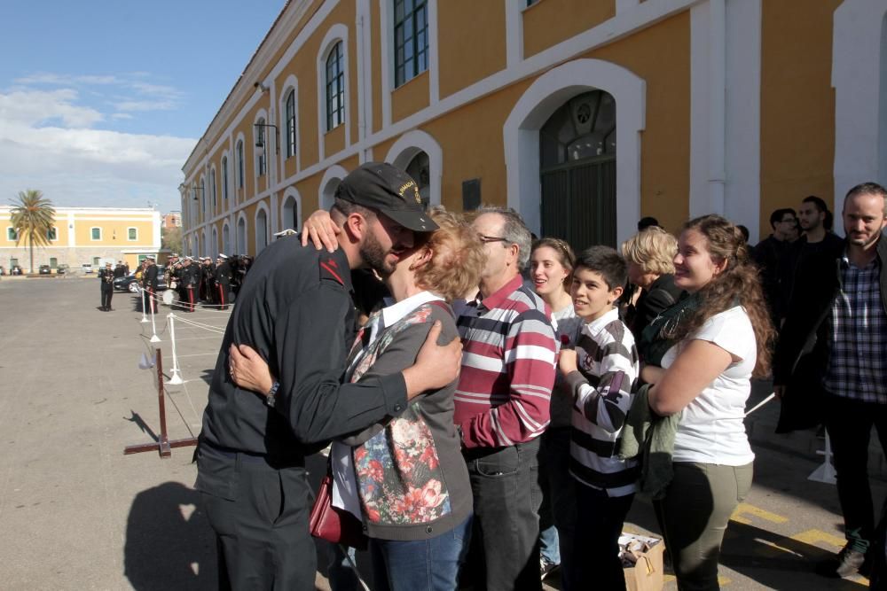 Despedida a la tripulación del Hespérides.