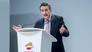 Archivo - El CEO de Repsol, Josu Jon Imaz, durante la presentación de la Actualización Estratégica 2024-2027 de Repsol, en el Campus Repsol, a 22 de febrero de 2024, en Madrid (España). Repsol prevé elevar su dividendo hasta un 80% en el periodo 2024-2027