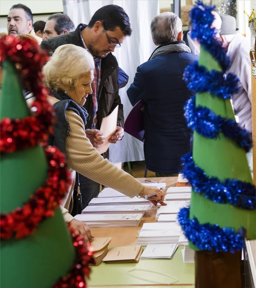 La jornada electoral en imágenes