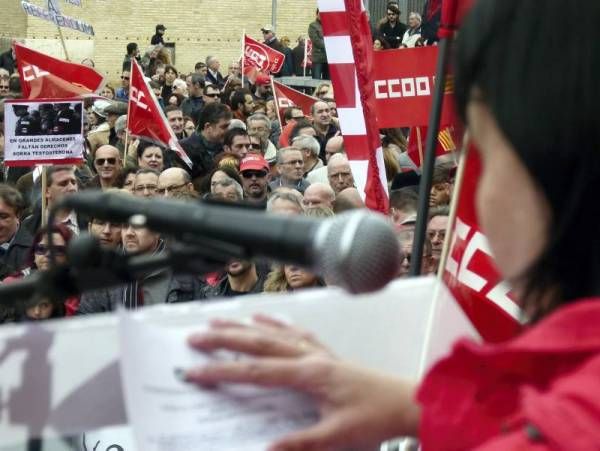 Fotogalería: Manifestación en Zaragoza contra el paro y por democracia