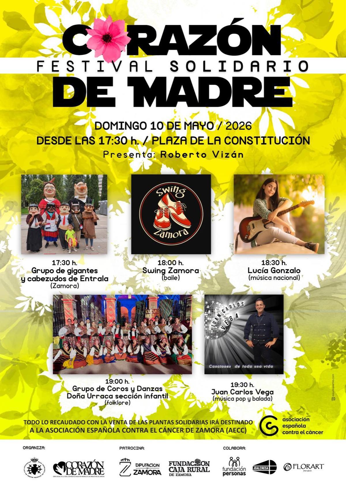 Cartel de la actividad impulsada desde la obra social de Nuestra Madre.
