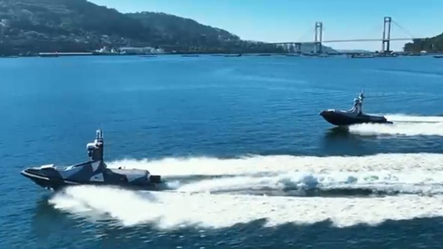 Así navega el SEAD 23, el dron con sello vigués para la Armada