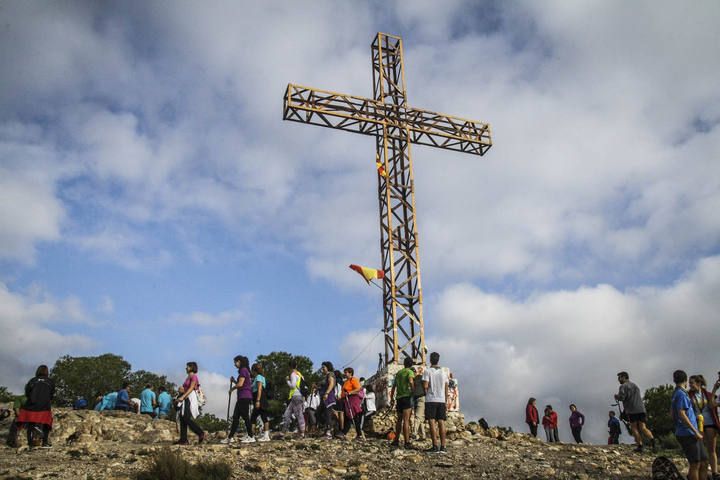 Con la Cruz de la Muela como meta en Orihuela