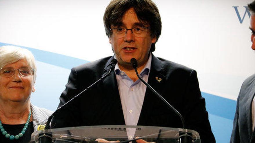El cap de llista de JxCat a les eleccions europees Carles Puigdemont.