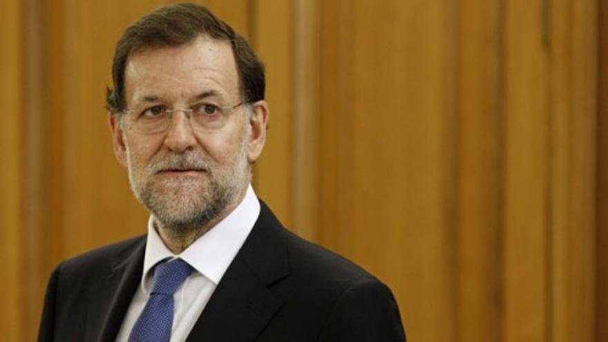 Rajoy en la toma de posesión del nuevo presidente del TS