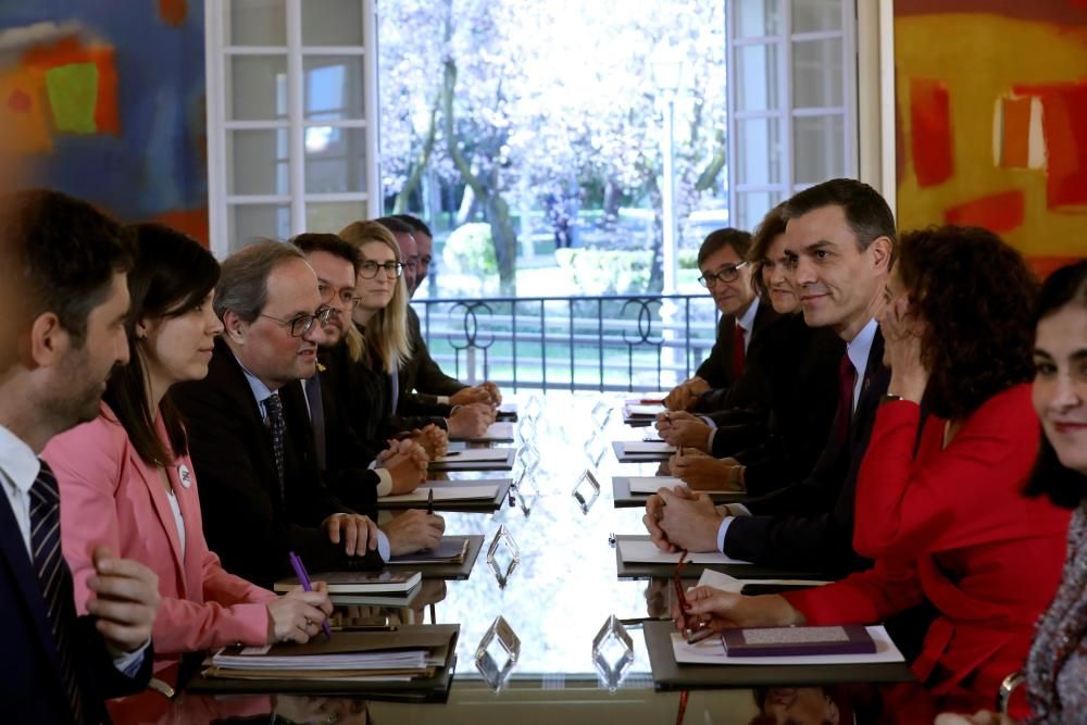 Primera reunió de la taula de diàleg