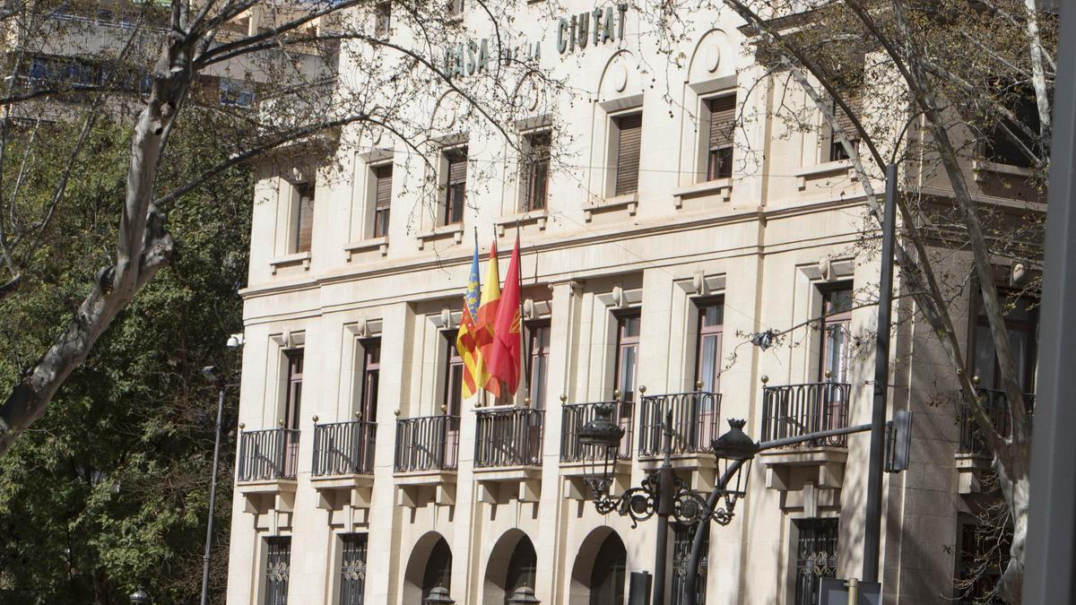 Fachada del Ayuntamiento de Xàtiva.