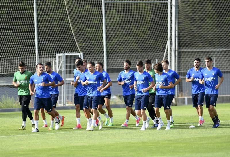 Primer entrenamiento del Real Zaragoza