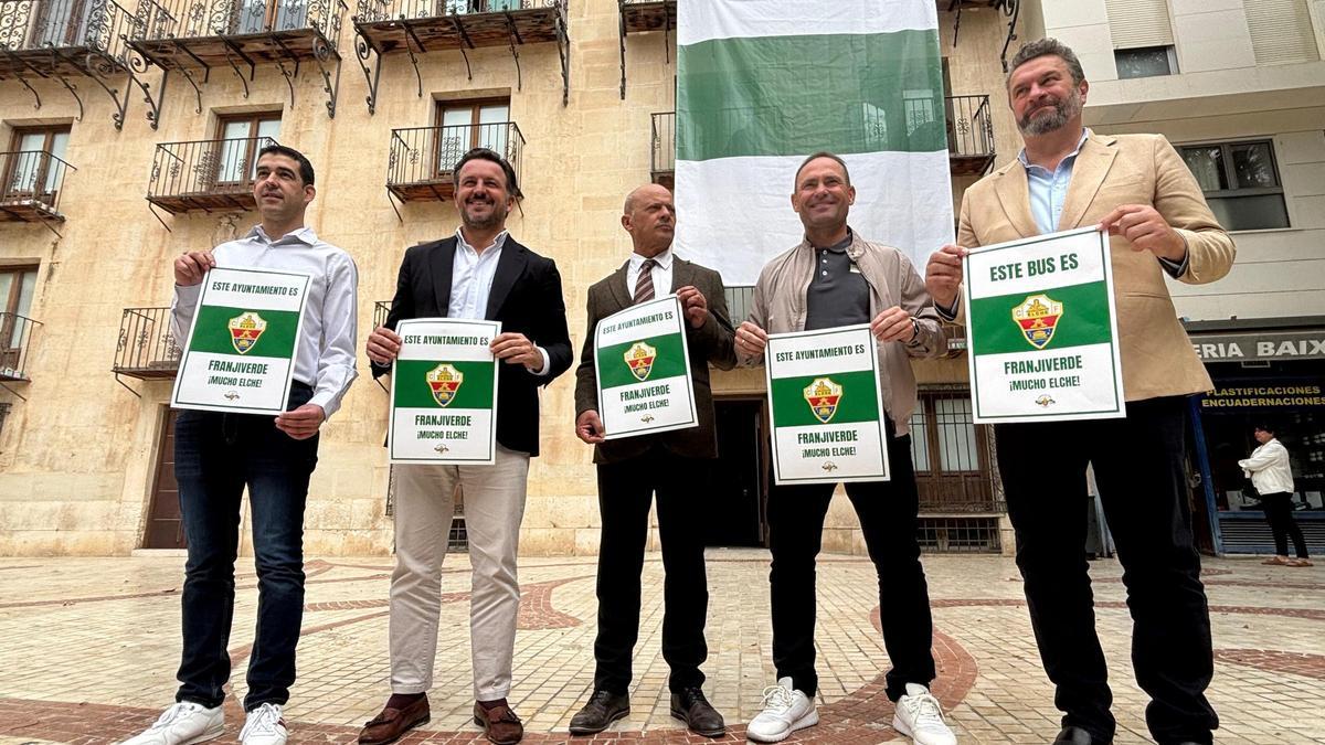 El Ayuntamiento de Elche anima a la ciudad a apoyar a su equipo de fútbol en el camino hacia el ascenso a Primera