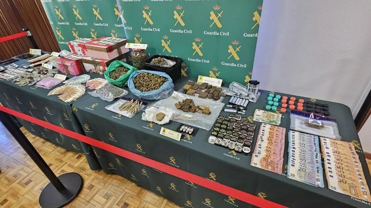 Desmantelada una red que distribuía 500 kilos de 'tussi' y hachís a 30 provincias, entre ellas Zaragoza