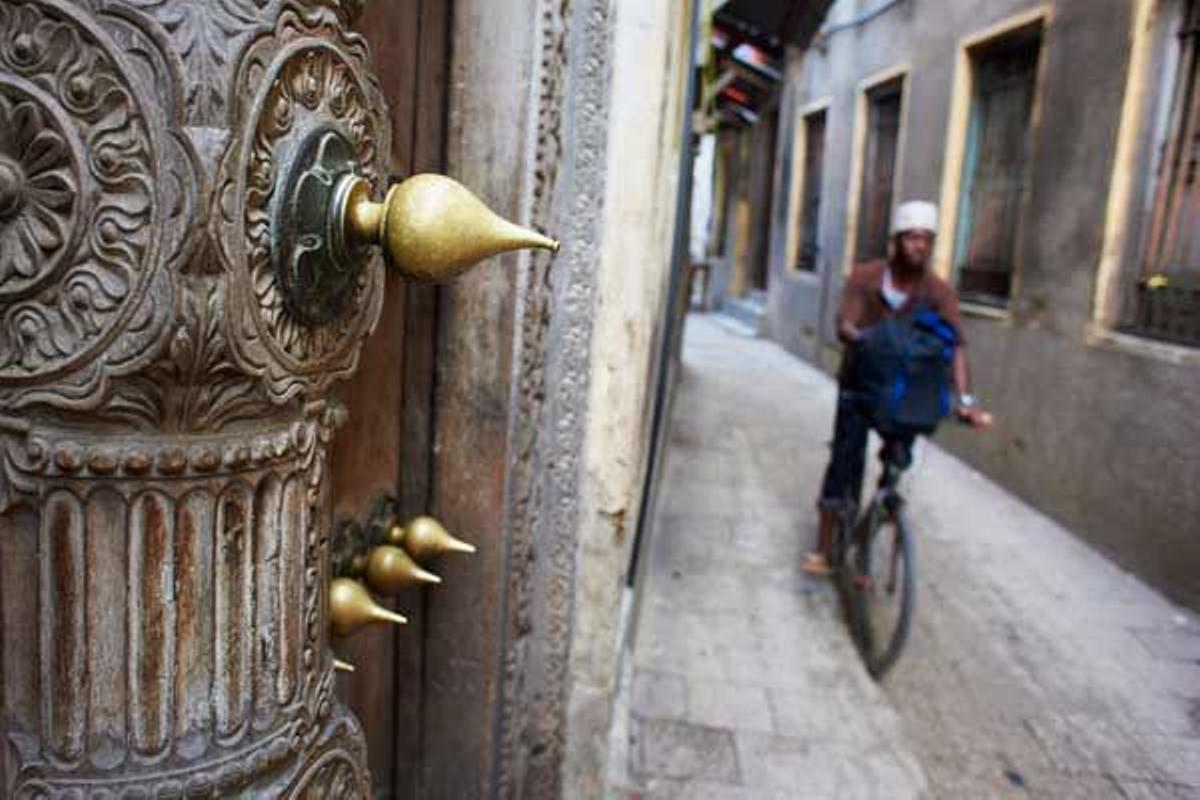 Destalle de las calles de Stone Town.