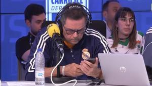 El Barça deja tocado y hundido a Roncero tras la remontada: así reaccionó a los goles en el programa Carrusel Deportivo (SER)