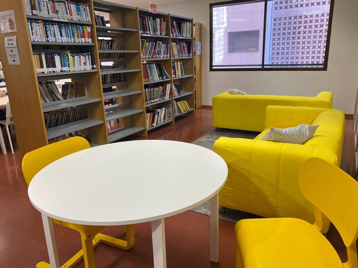 Ikea colabora con la creación de nuevos espacios en la biblioteca municipal de Catarroja.