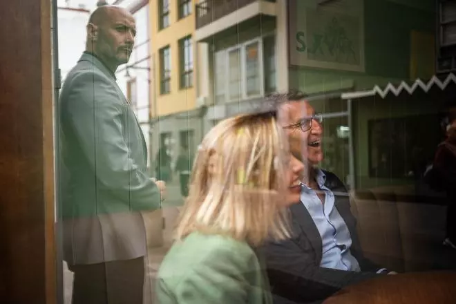 Alberto Núñez Feijóo visita La Laguna
