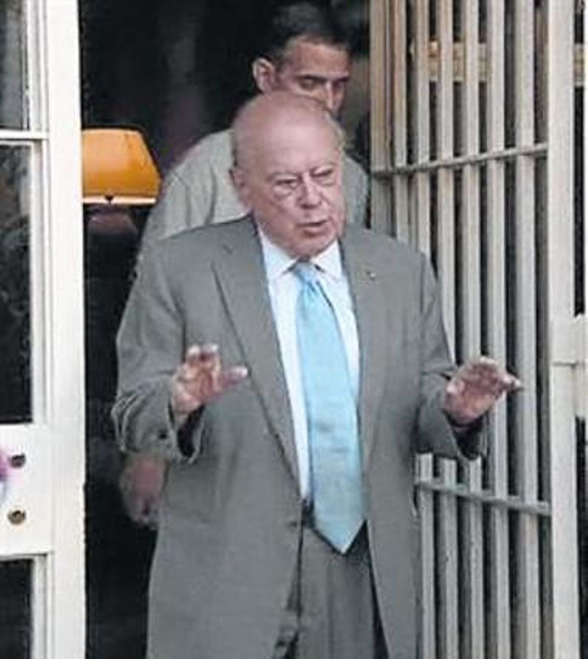 L’expresident Jordi Pujol a la sortida del seu domicili aquesta setmana. L’expresident Jordi Pujol a la sortida del seu domicili aquesta setmana.