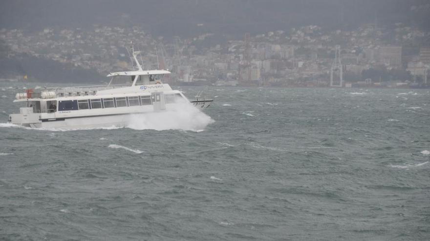 Primeras cancelaciones en Vigo por el temporal Barra