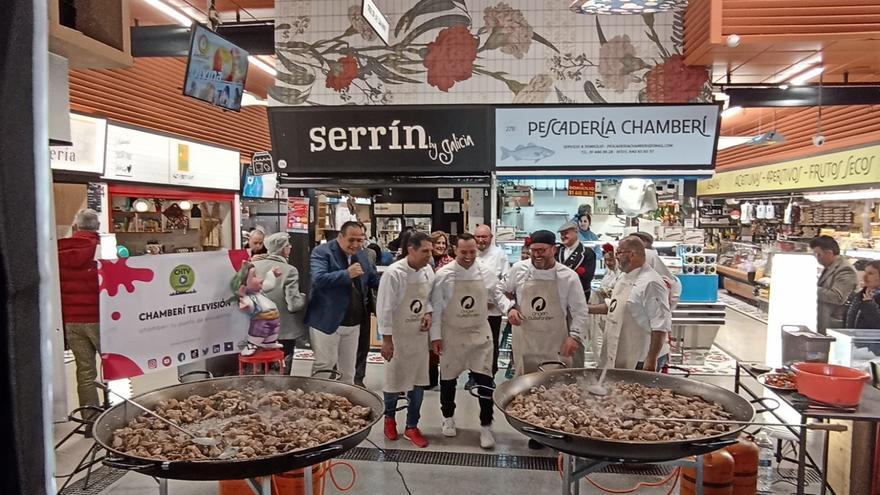 Cullera lleva el sabor de la paella al mercado de Chamberí de Madrid