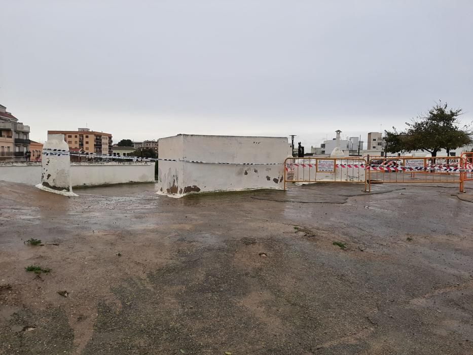 Hundimiento del techo de una cova de Paterna