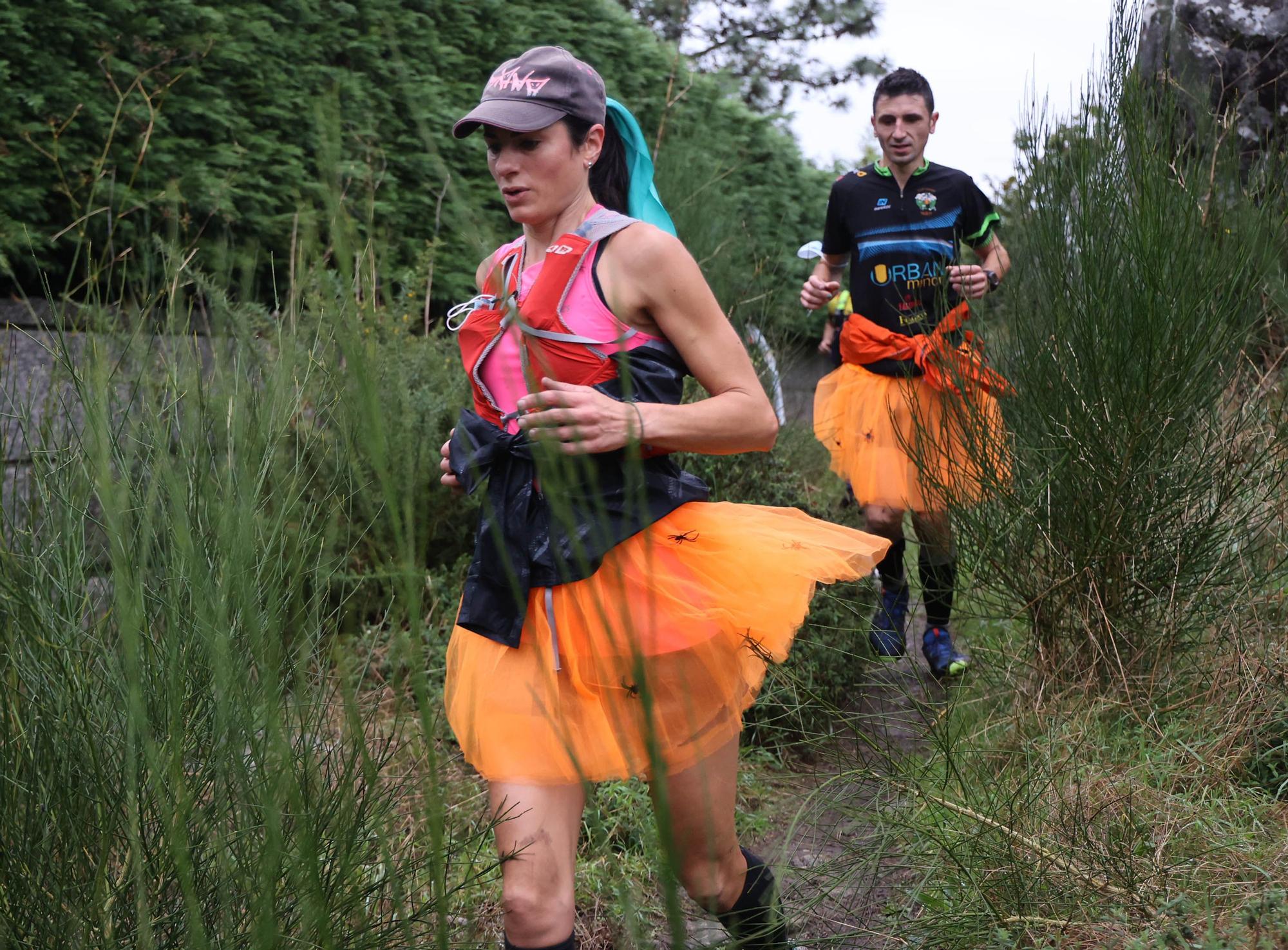 Correr contra viento, lluvia y montaña en A Groba