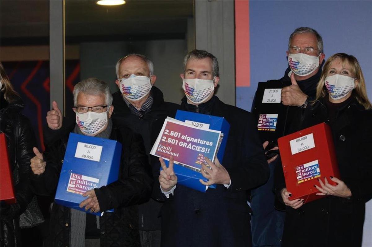 Rousaud presentó 2.501 firmas