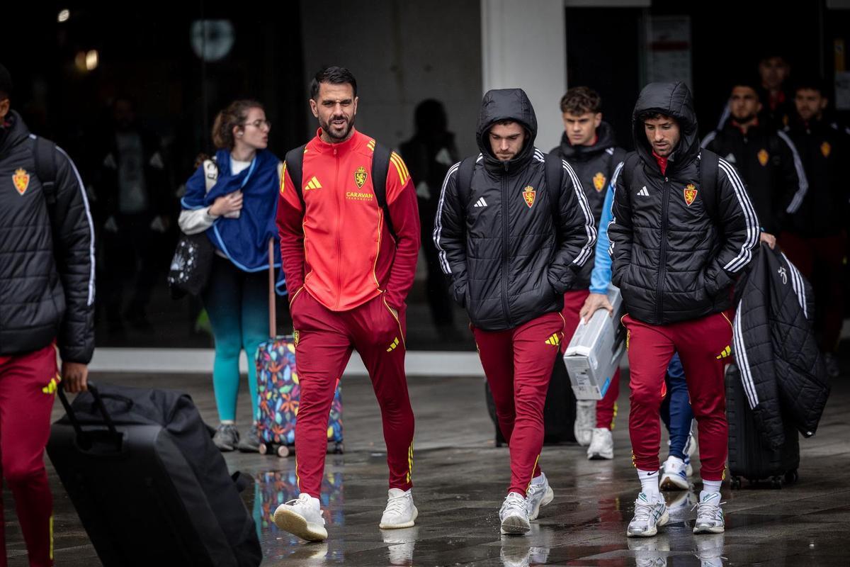 Insua, Soberón y Sebas Moyano, este sábado.