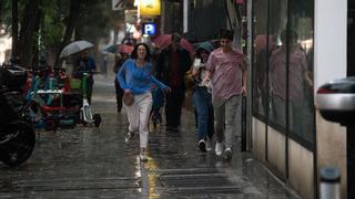 Cáceres, en riesgo por lluvias y tormentas este lunes antes de la llegada de la borrasca Óscar