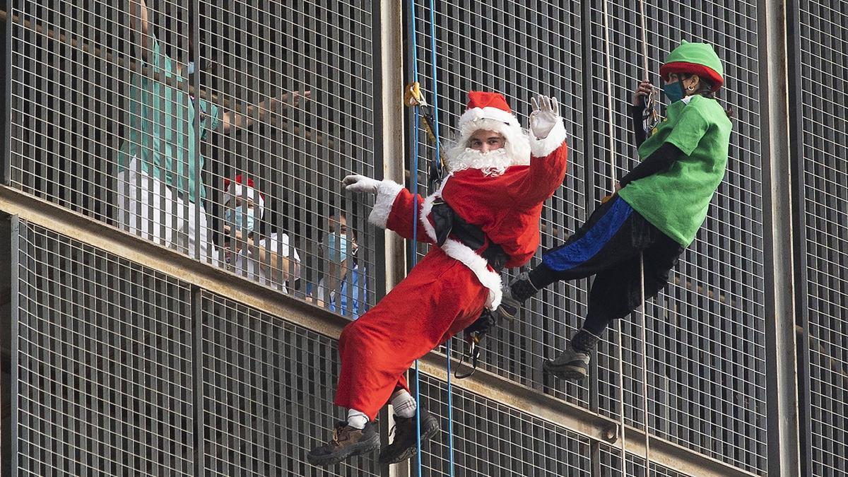 Papa Noel existe en el Hospital Vall d'Hebron