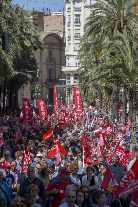 Manifestación del Día del Trabajo en València