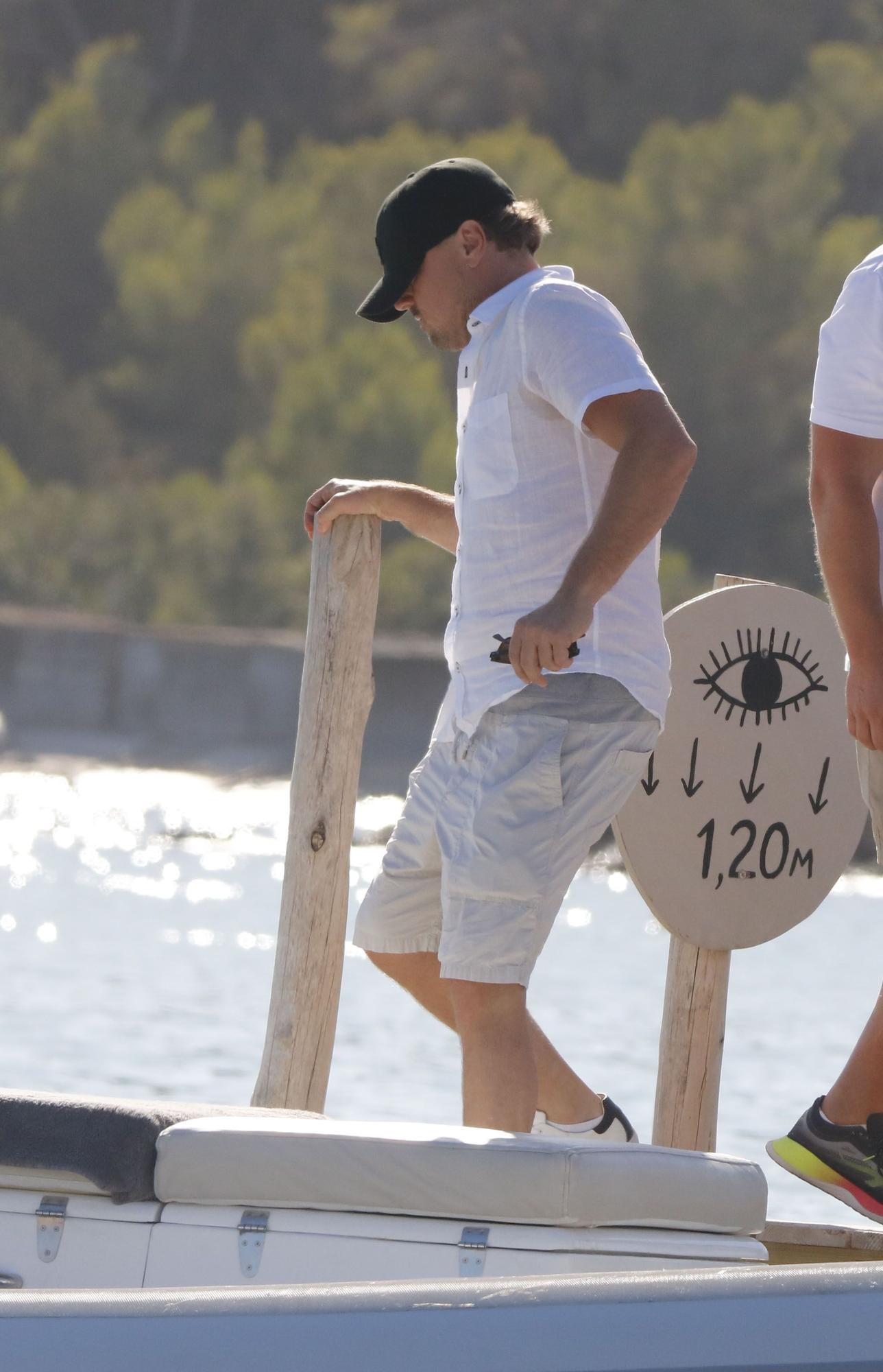 Mick Jagger y Leonardo Dicaprio, en Cala Jondal (Ibiza)